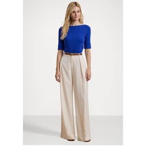 Ralph Lauren 3/4 Sleeve Tee in Saphire Blue